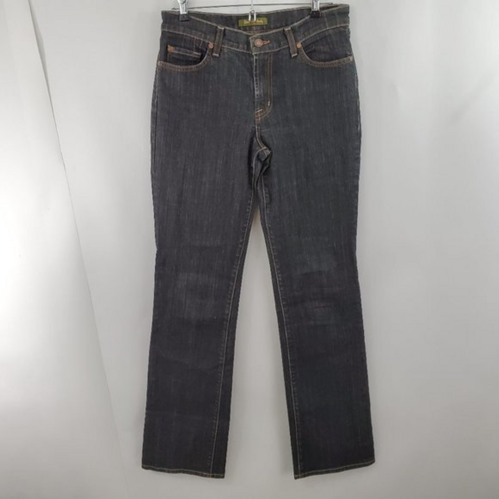 David Kahn Jeans 6 Straight Leg Black Denim‎ Bootcu